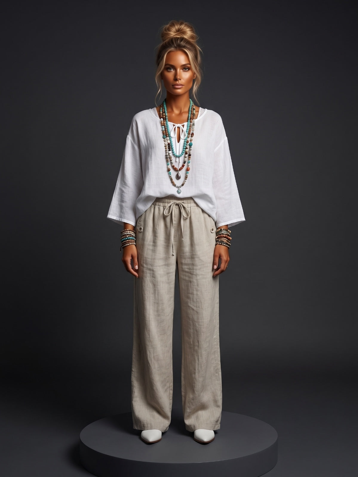Pantalón lino