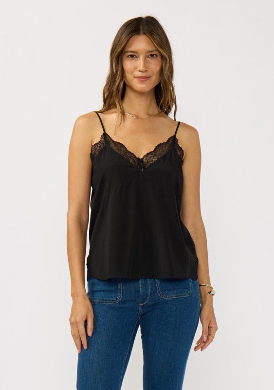 Blusa lencera con botones