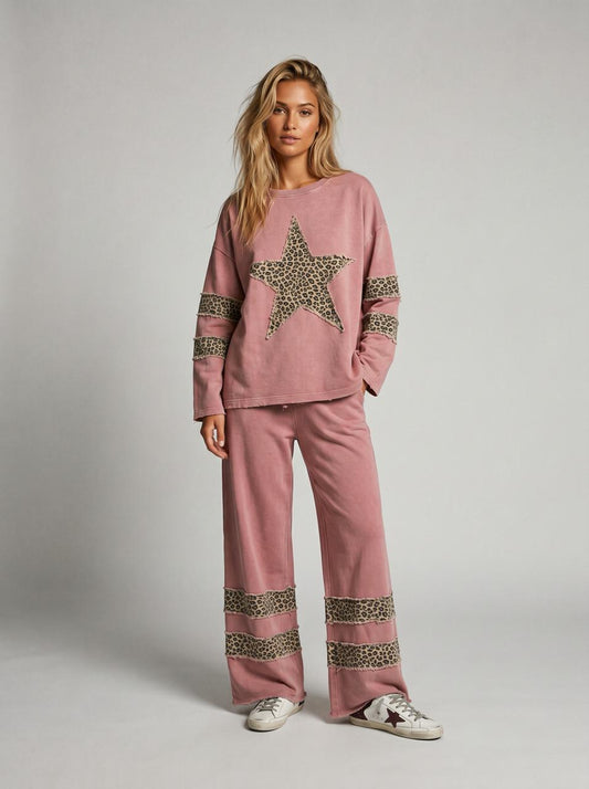 Set estrella animal print