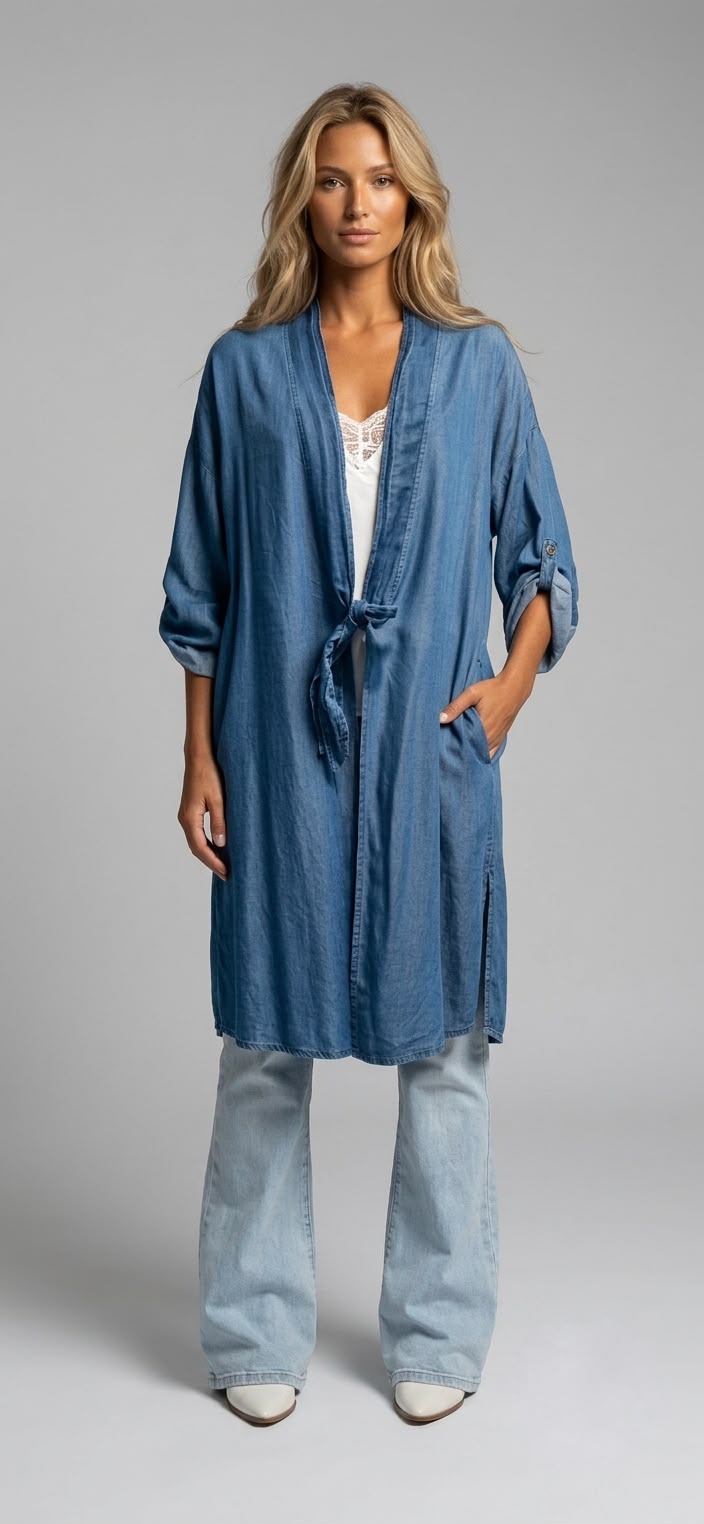 Ensamble tencel con amarre