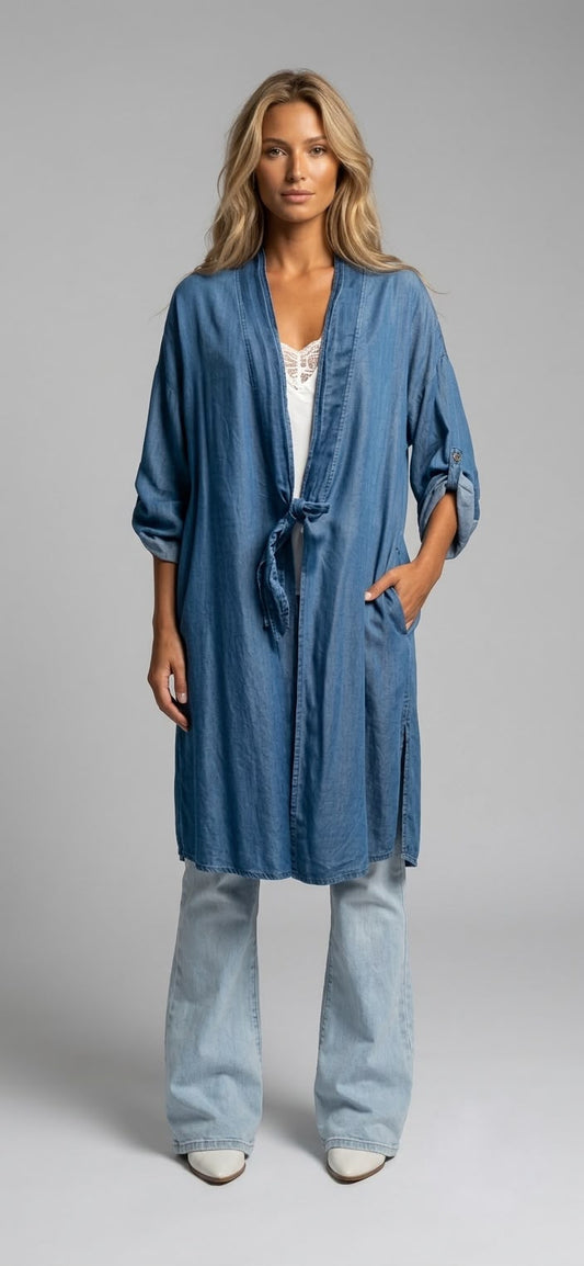 Ensamble tencel con amarre
