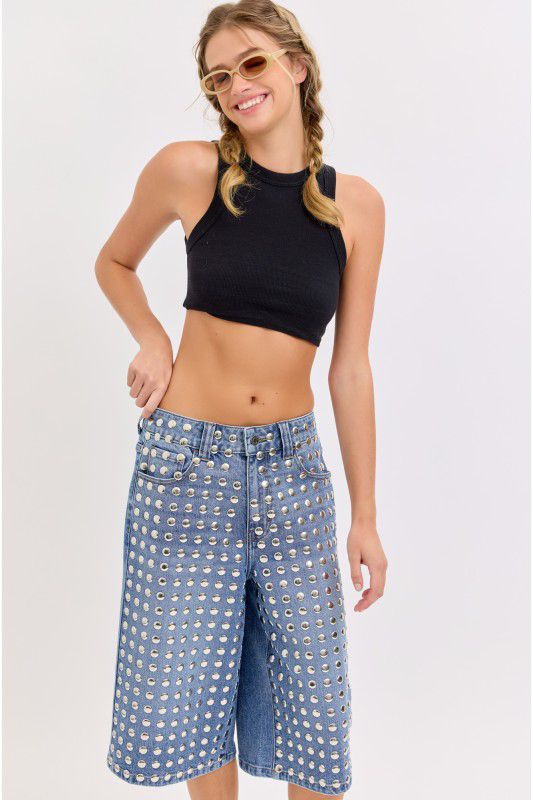 Bermudas con estoperoles