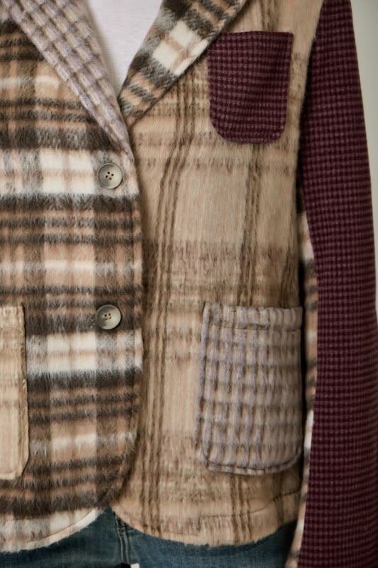 Saco multi cuadros
