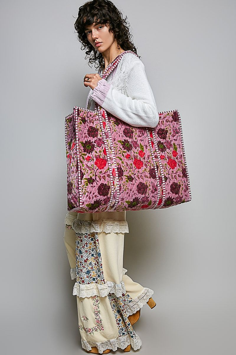 Bolsa tipo terciopelo
