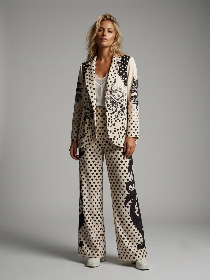 Set estampado estrellas