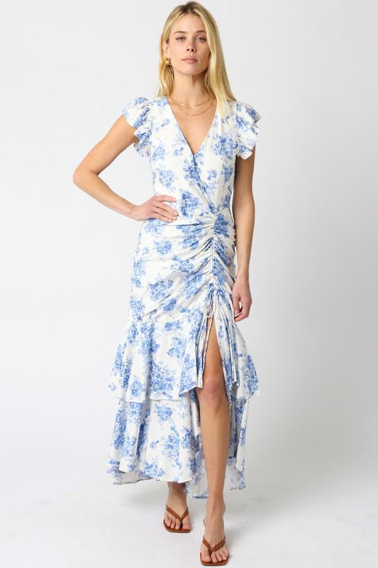 Vestido con vuelos y jareta