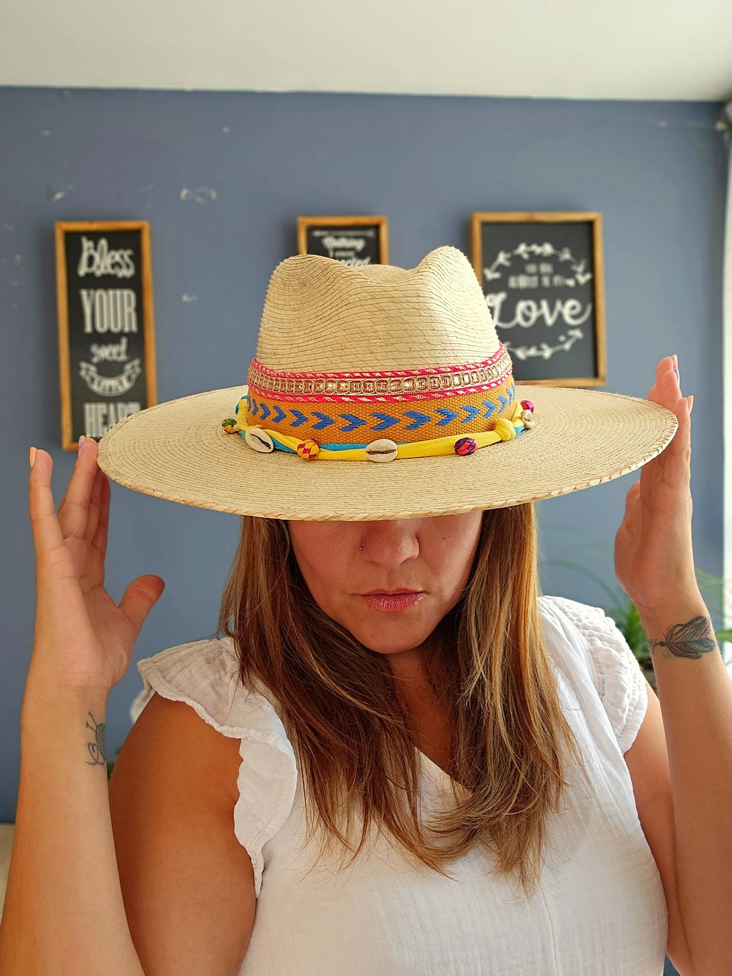 Sombrero de palma