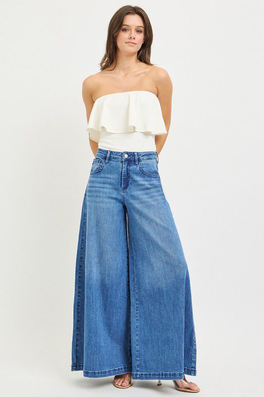 jeans súper wide leg