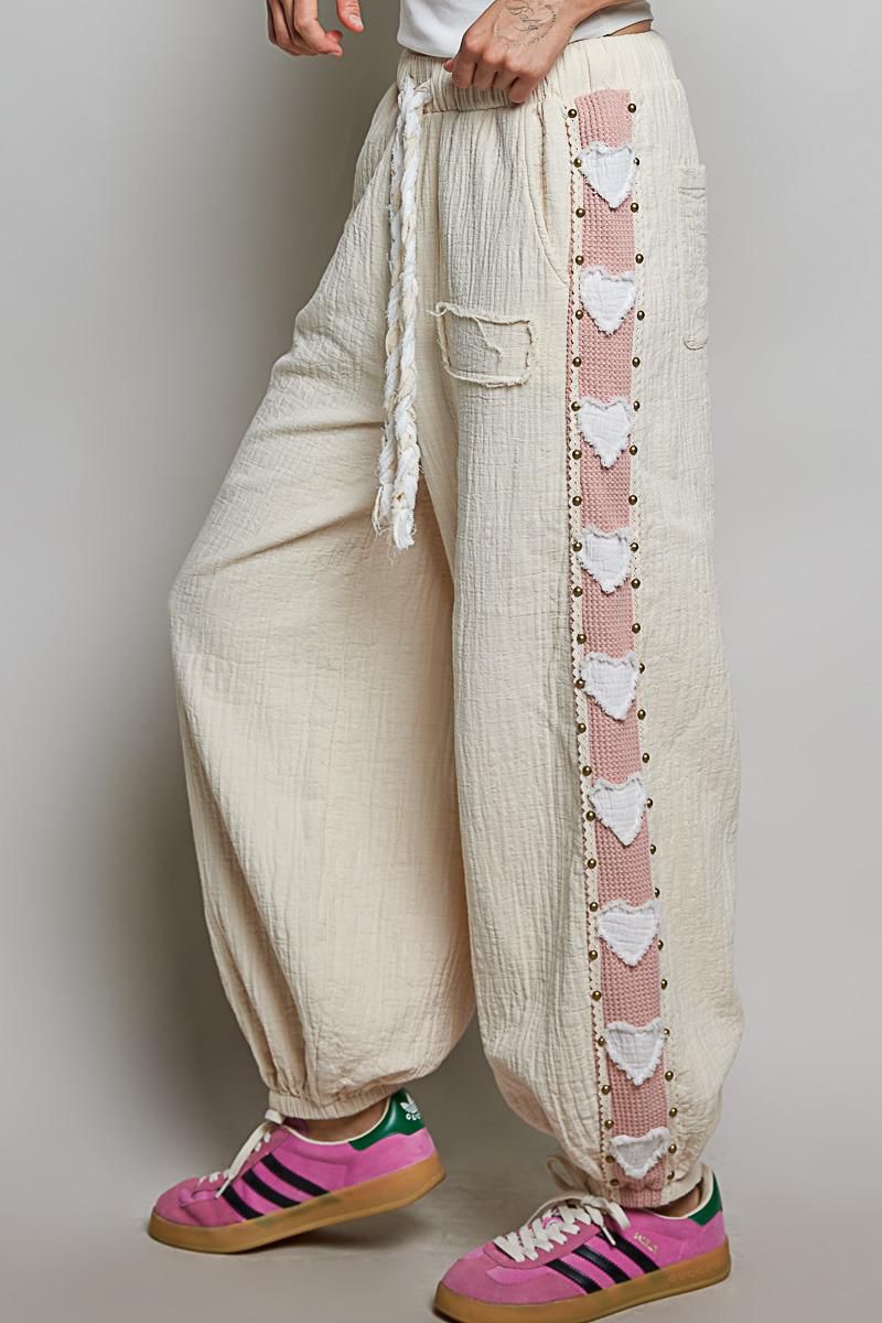 Pantalón Aladino corazones