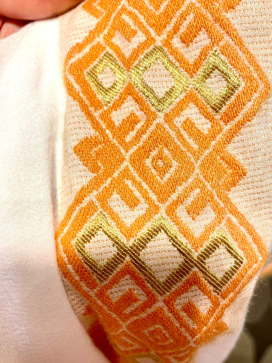 Vestido de Lino griego bordado